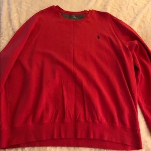 Mens Crew Neck Polo Sweater